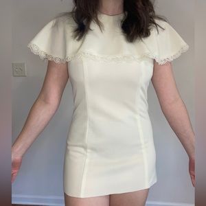 Vintage, white mini dress